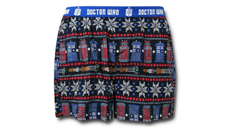 Illustration for article titled Bowties are cool, Bowties on Doctor Who Boxers less so